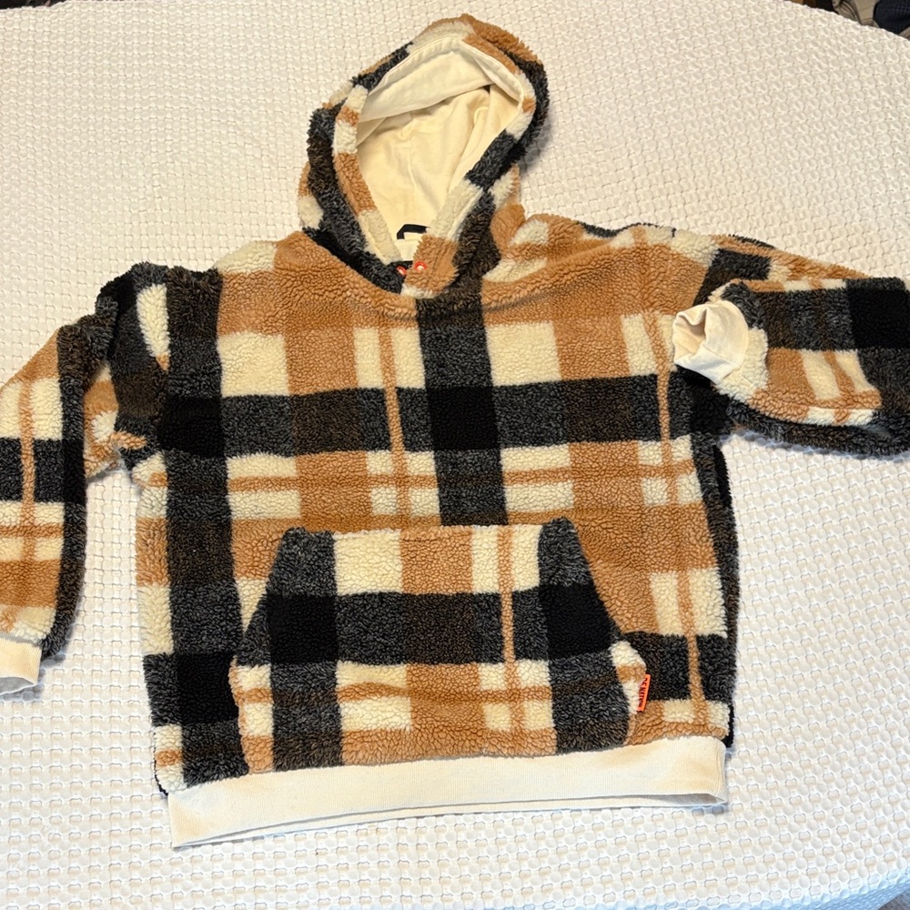 P.E Nation Tan and Black Teddy Jacket